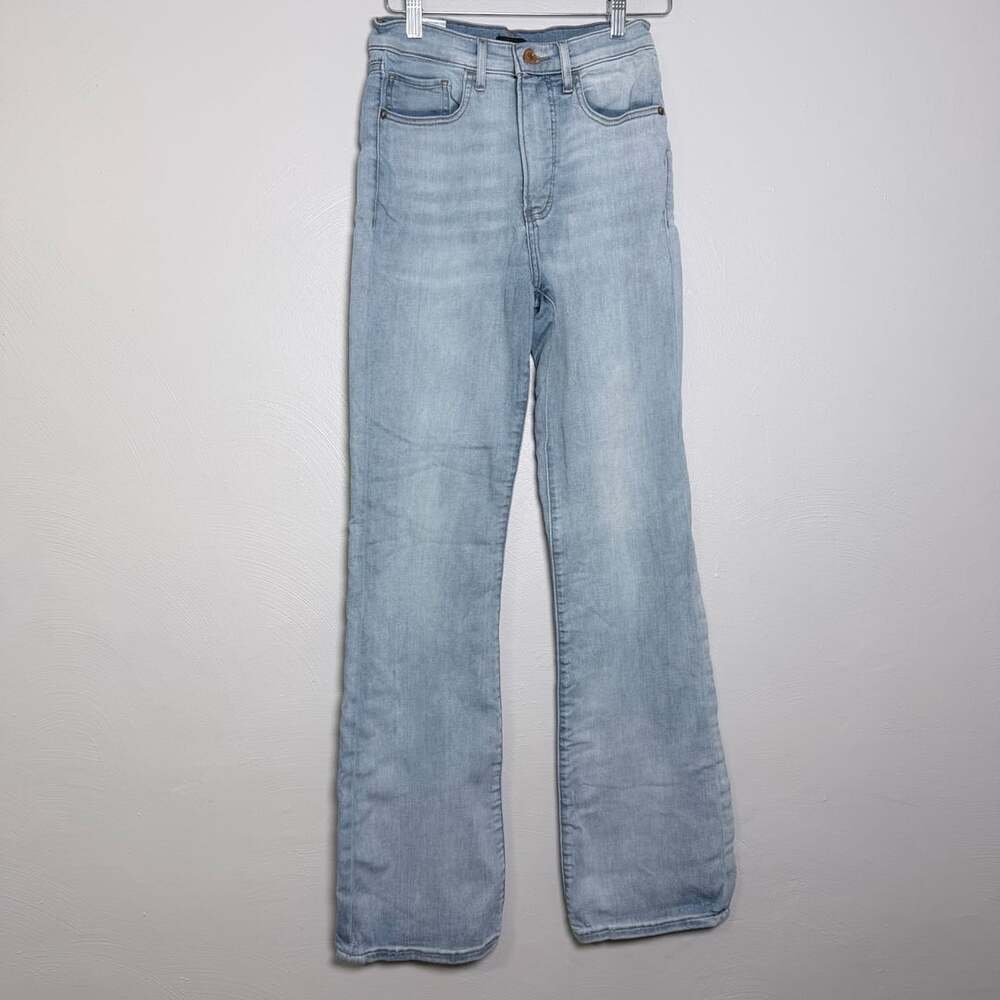 Express High Rise Flare Jeans Size S/4 Light Wash
